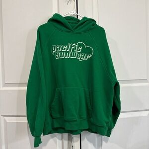 Pacific Sunwear Bold Green Hoodie